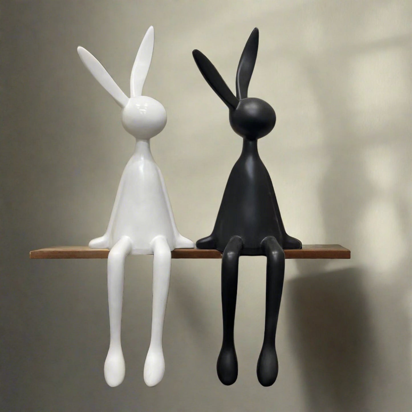Sitting Rabbit Statue Figurine Home Decor - Homevalley.co.uk