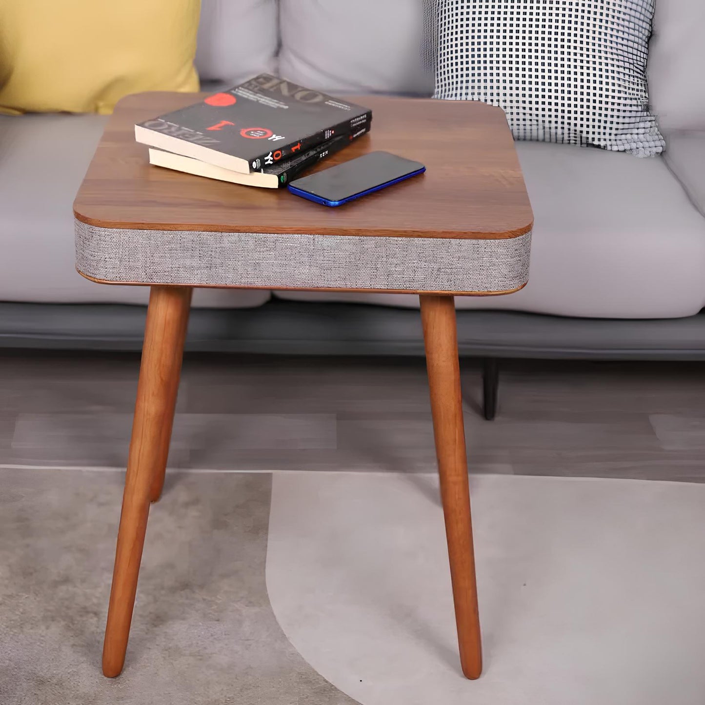 Smart Coffee Table with HIFI Bluetooth Speaker Wireless Charging Side Table - Homevalley.co.uk