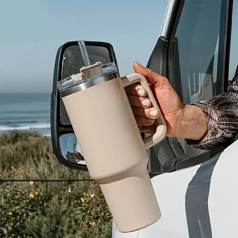 Stainless Steel Insulated Thermal Vacuum Flask Water Bottle, 1200ML - Homevalley.co.uk