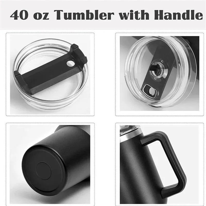 Stainless Steel Insulated Thermal Vacuum Flask Water Bottle, 1200ML - Homevalley.co.uk