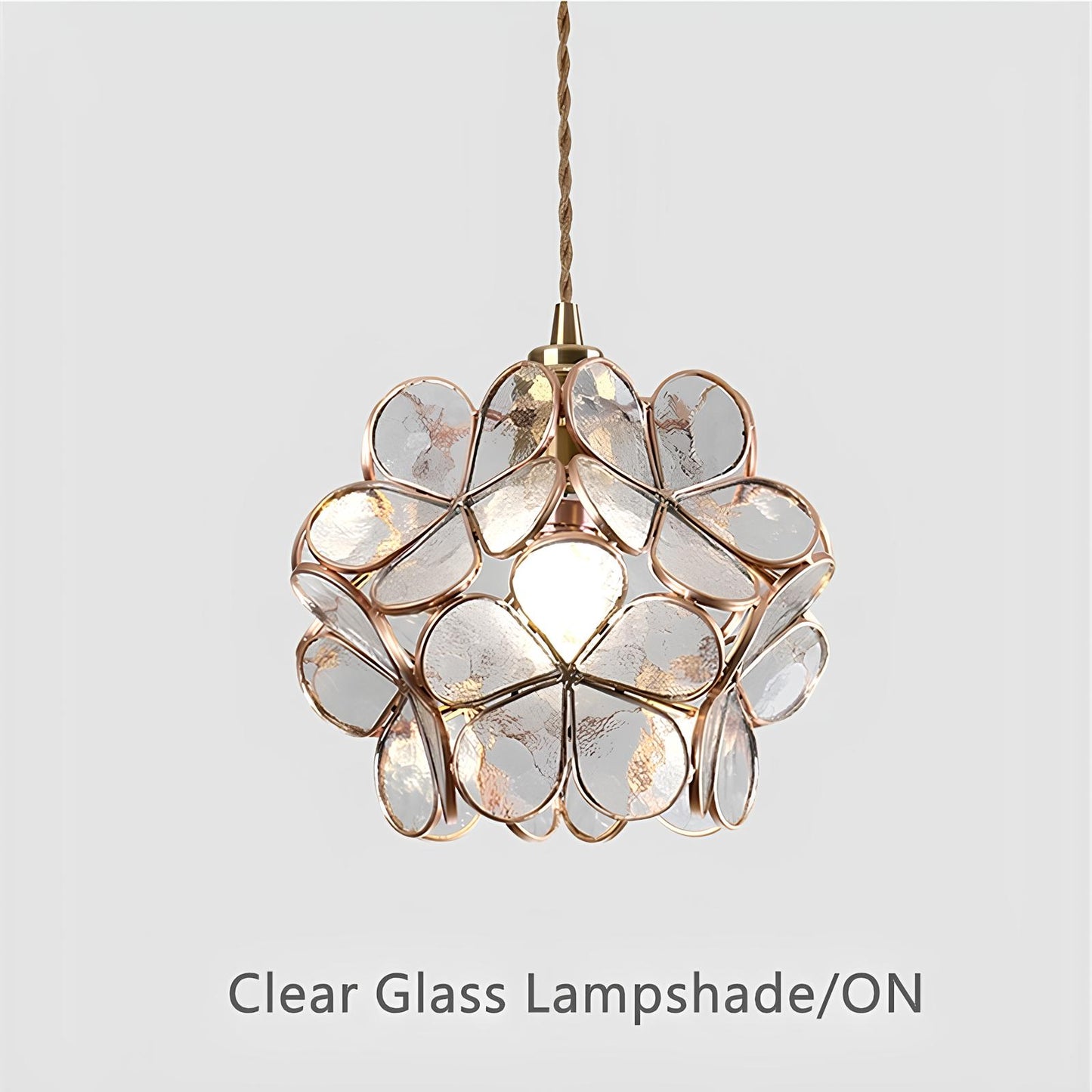 Tiffany Glass Flower Pendant Lamp - Homevalley.co.uk