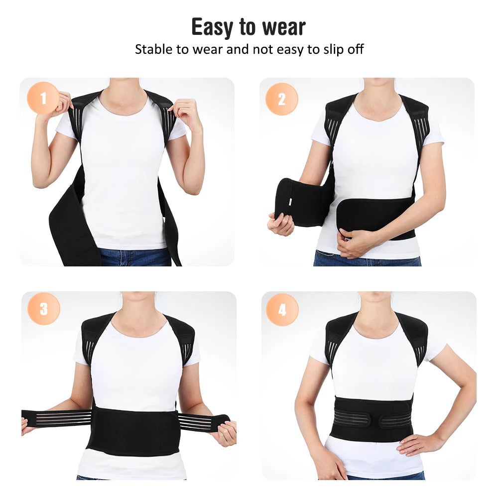 Tourmaline Magnetic Self-Heating Thermal Vest, Waist Brace, Lumbar Pad, Corset, Pain Relief - Homevalley.co.uk