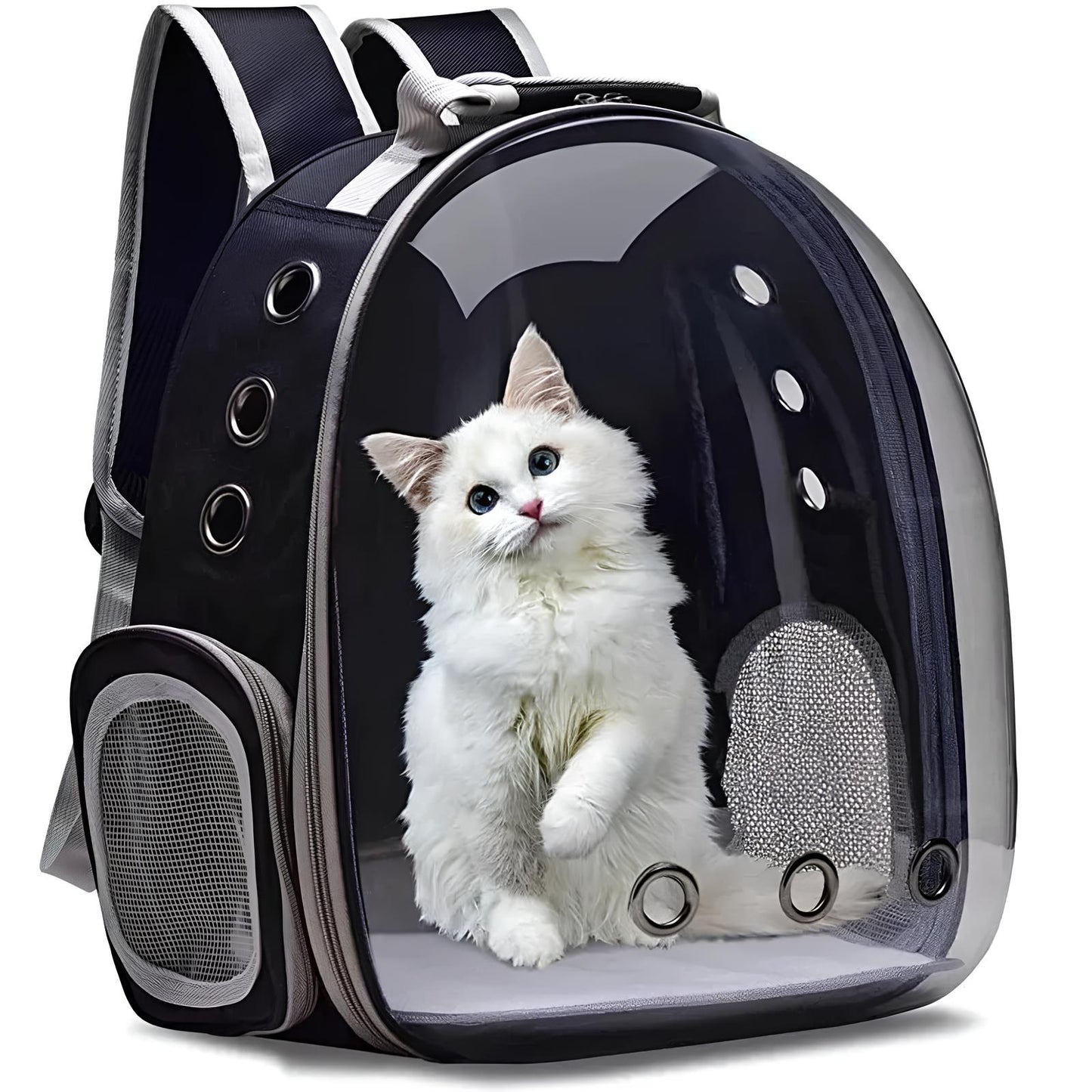 Transparent Capsule Bubble Breathable Travel Pet Carrier Backpack - Homevalley.co.uk