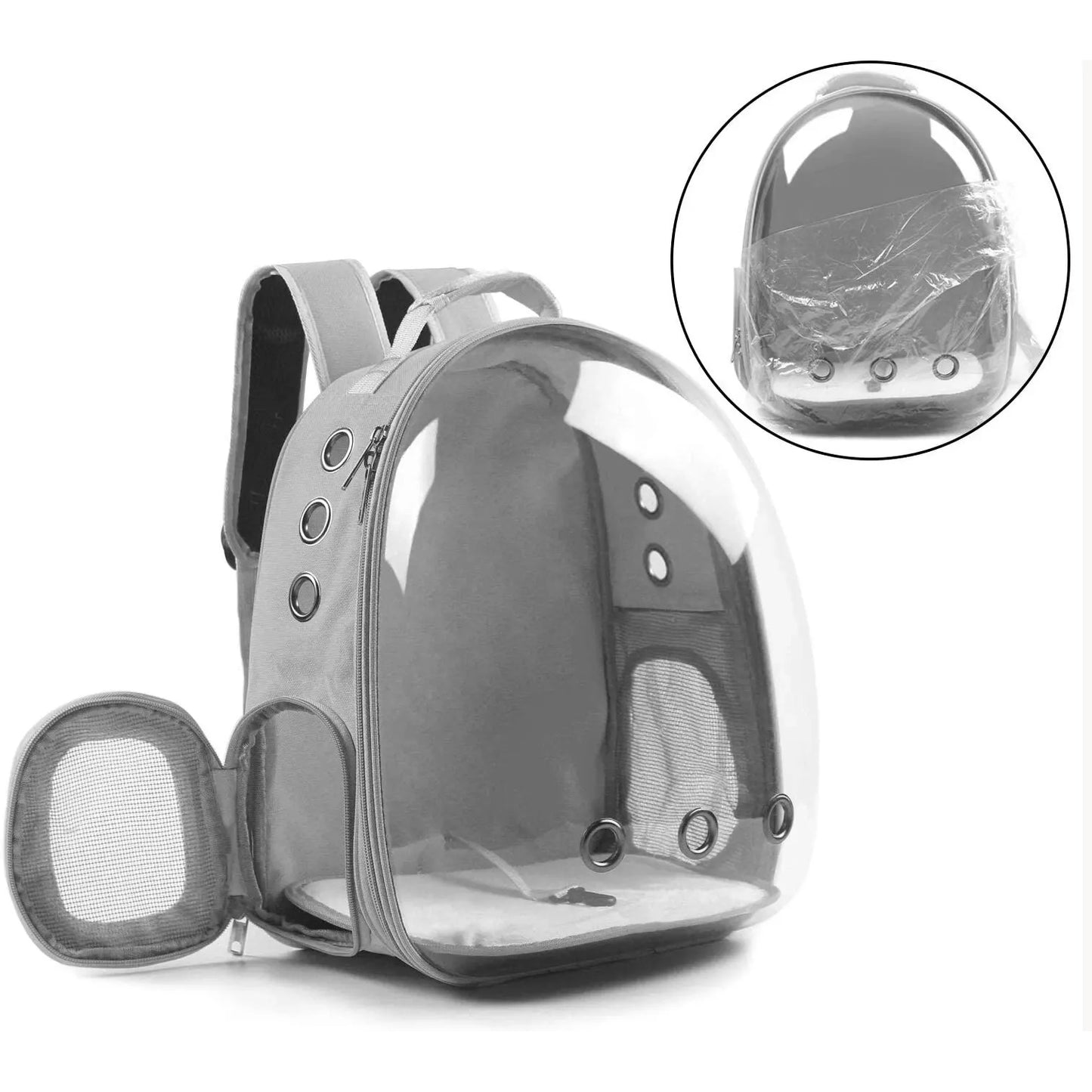 Transparent Capsule Bubble Breathable Travel Pet Carrier Backpack - Homevalley.co.uk