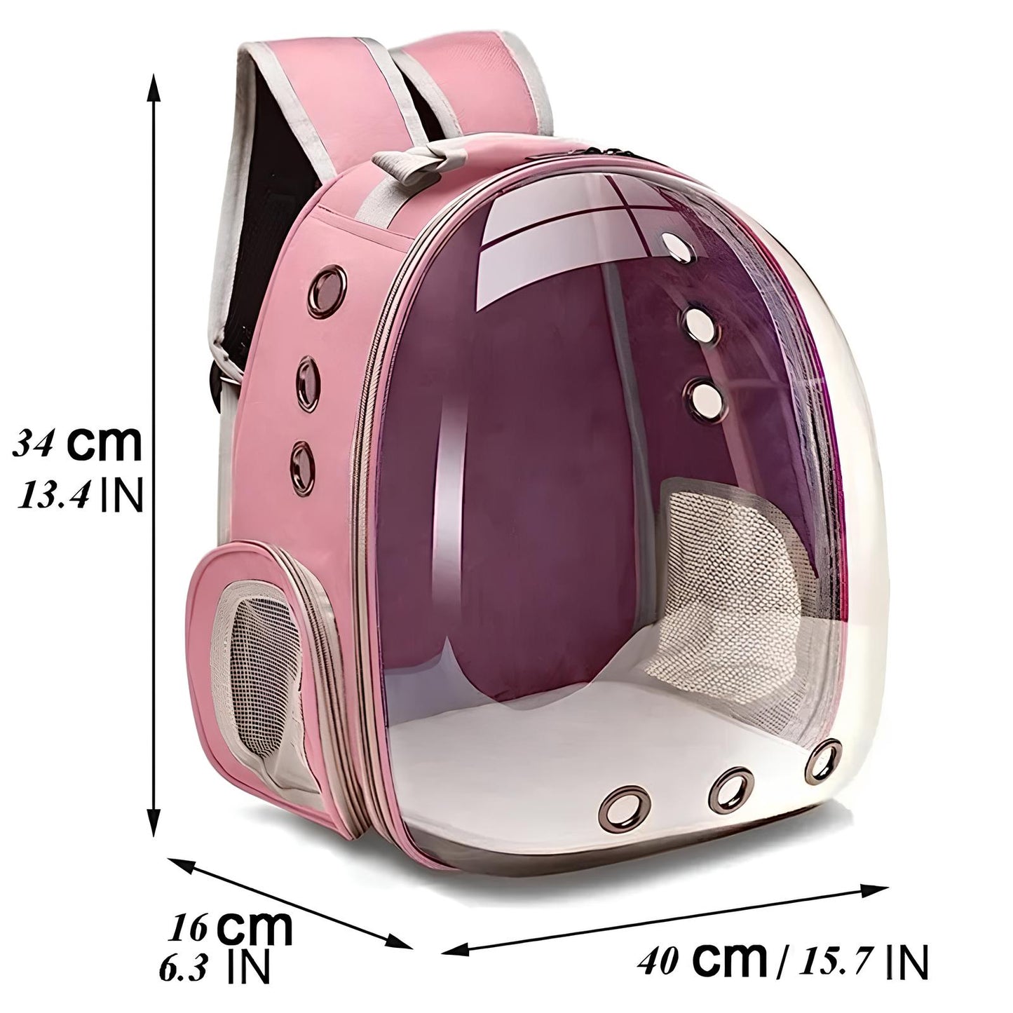 Transparent Capsule Bubble Breathable Travel Pet Carrier Backpack - Homevalley.co.uk