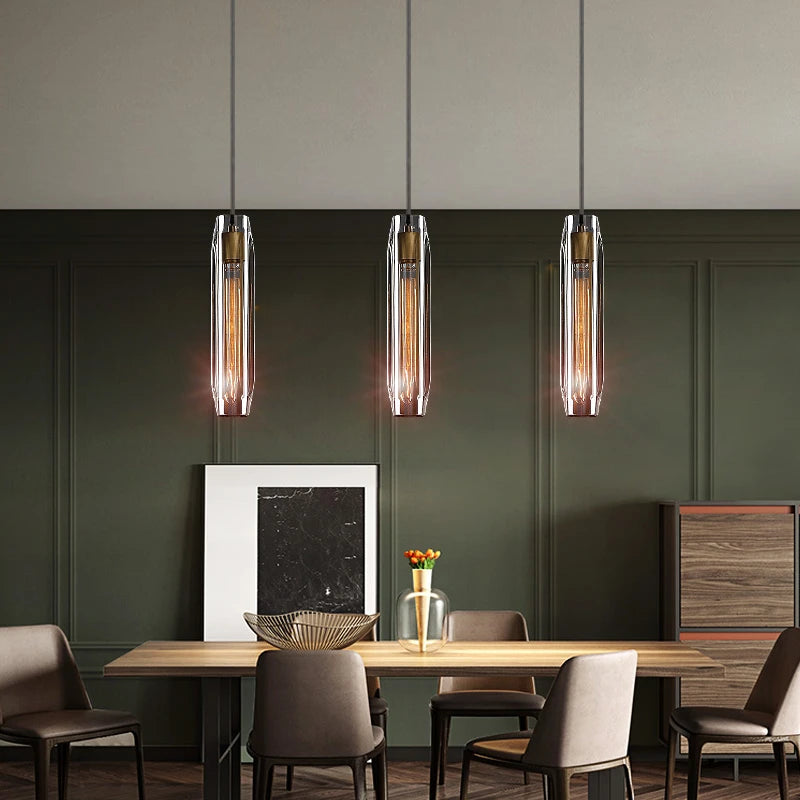Transparent Crystal LED Pendant - Homevalley.co.uk