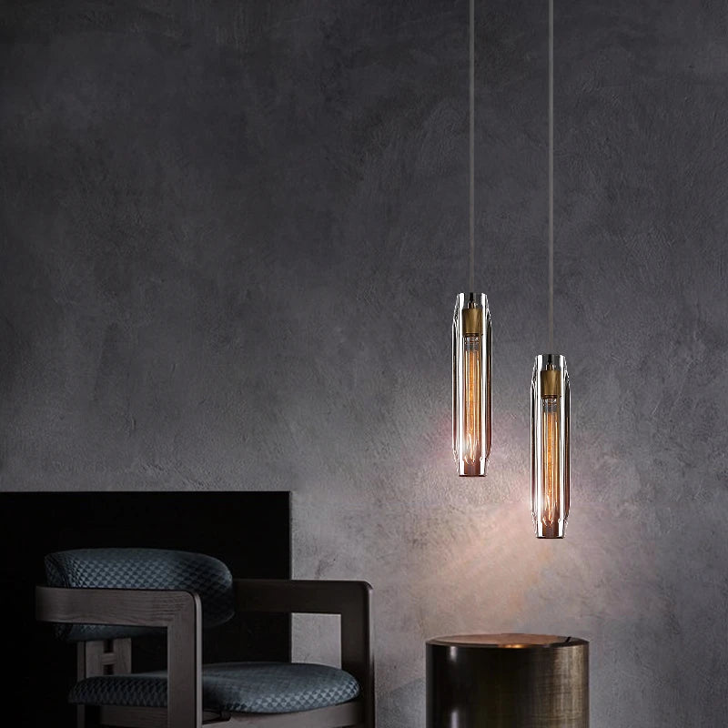 Transparent Crystal LED Pendant - Homevalley.co.uk