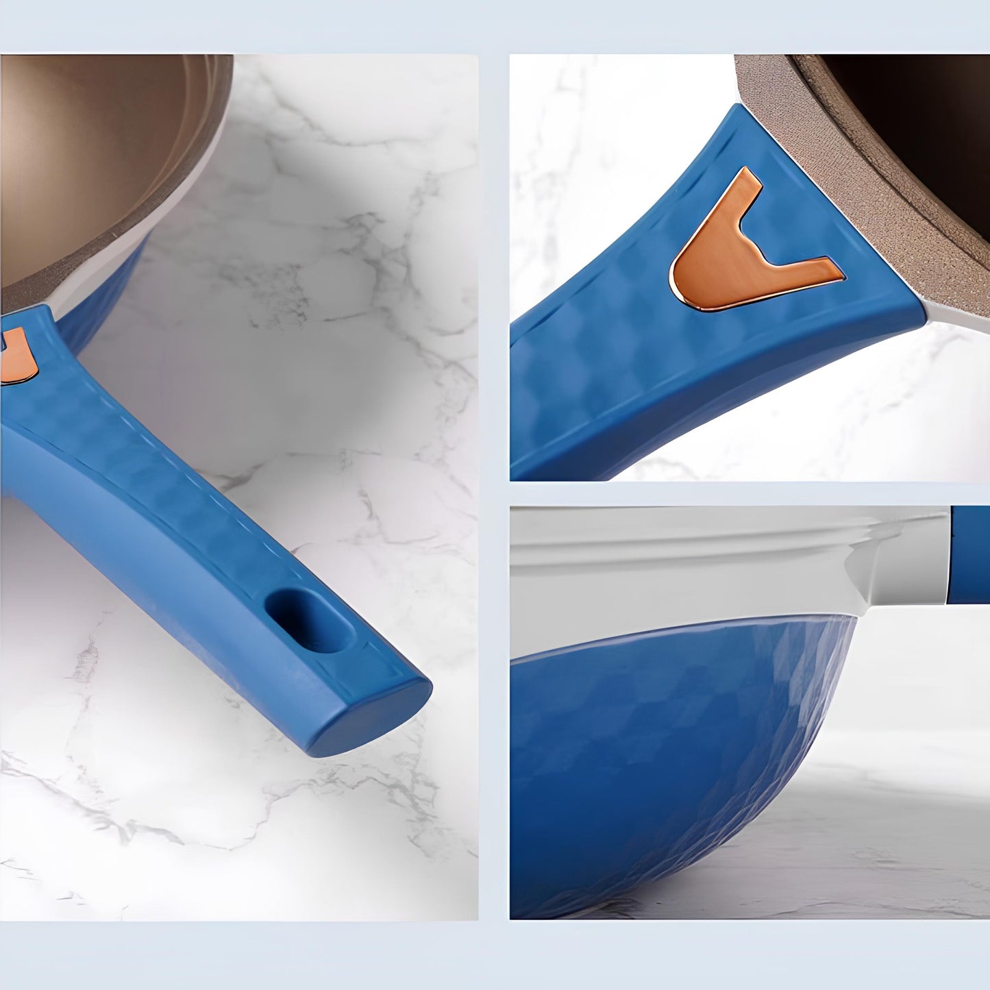 Two-Colour Titanium Non-Stick Frying Pan - Homevalley.co.uk