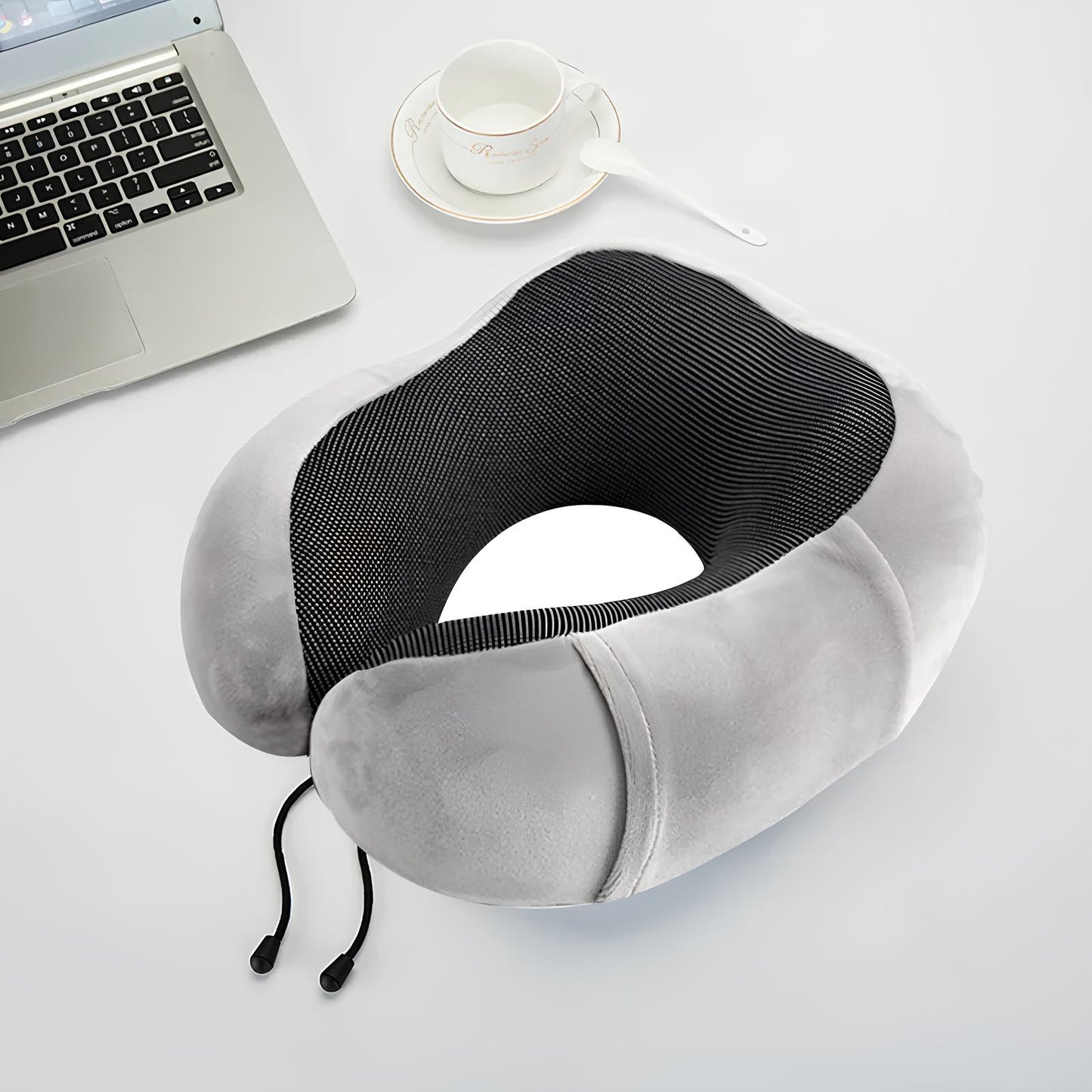 U Shaped Memory Foam Neck Pillow for Travel, Sleeping - Homevalley.co.uk