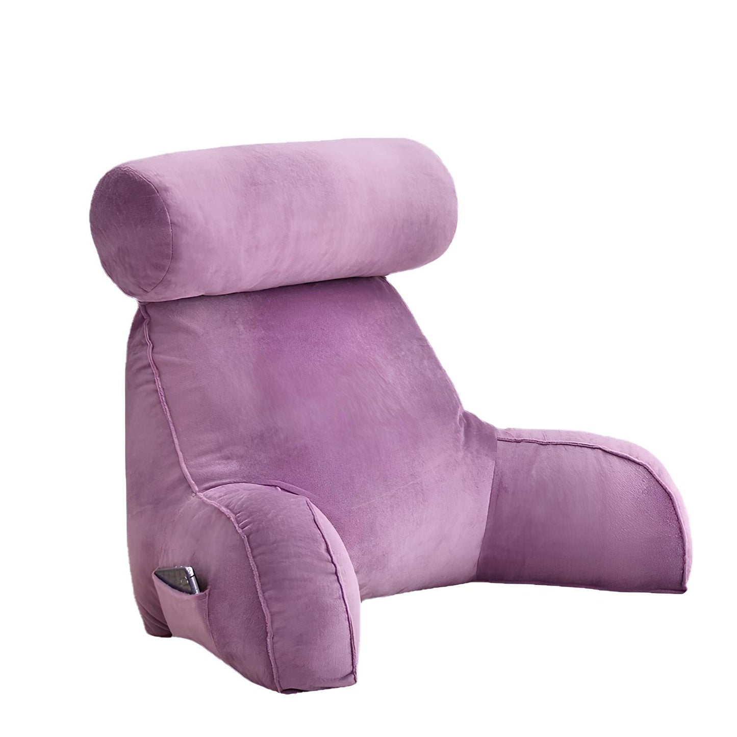 Ultra Soft Memory Foam Reading Pillow Office Sofa Bedside Back Cushion, Lumbar Support, Backrest - Homevalley.co.uk
