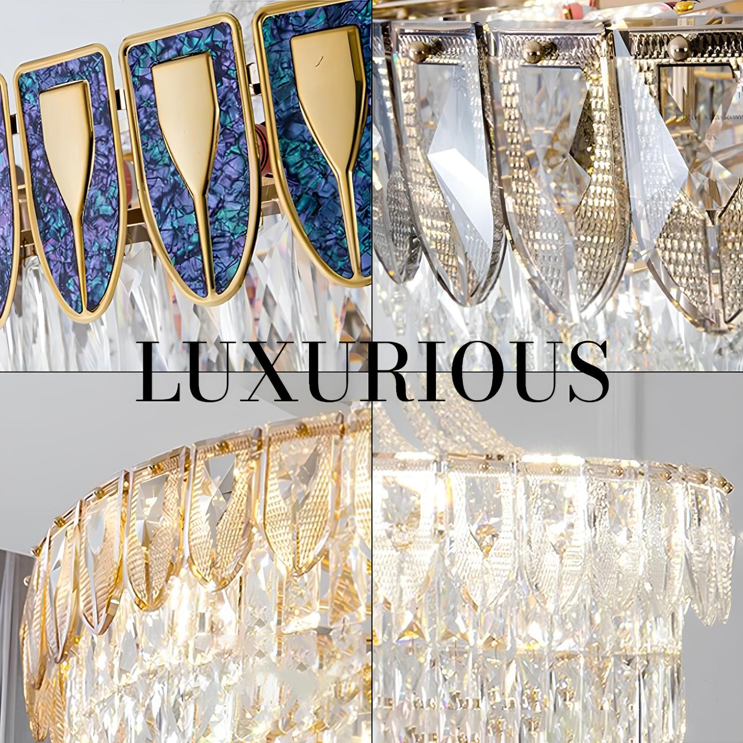 Villa Lobby Staircase Crystal Chandelier - Homevalley.co.uk