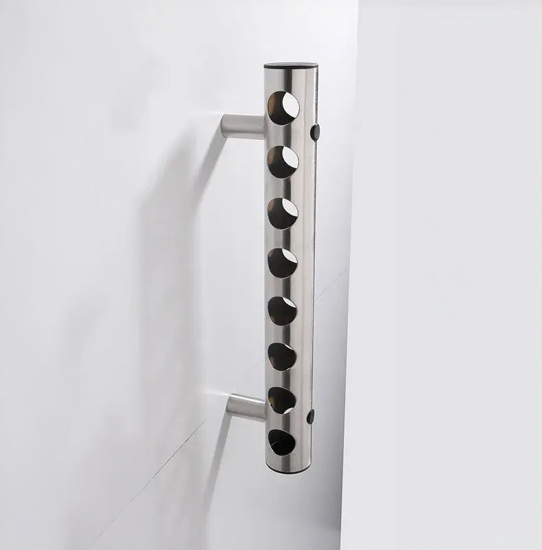 Wall Mounted Stainless Steel Wine Bottle Holder - Homevalley.co.uk