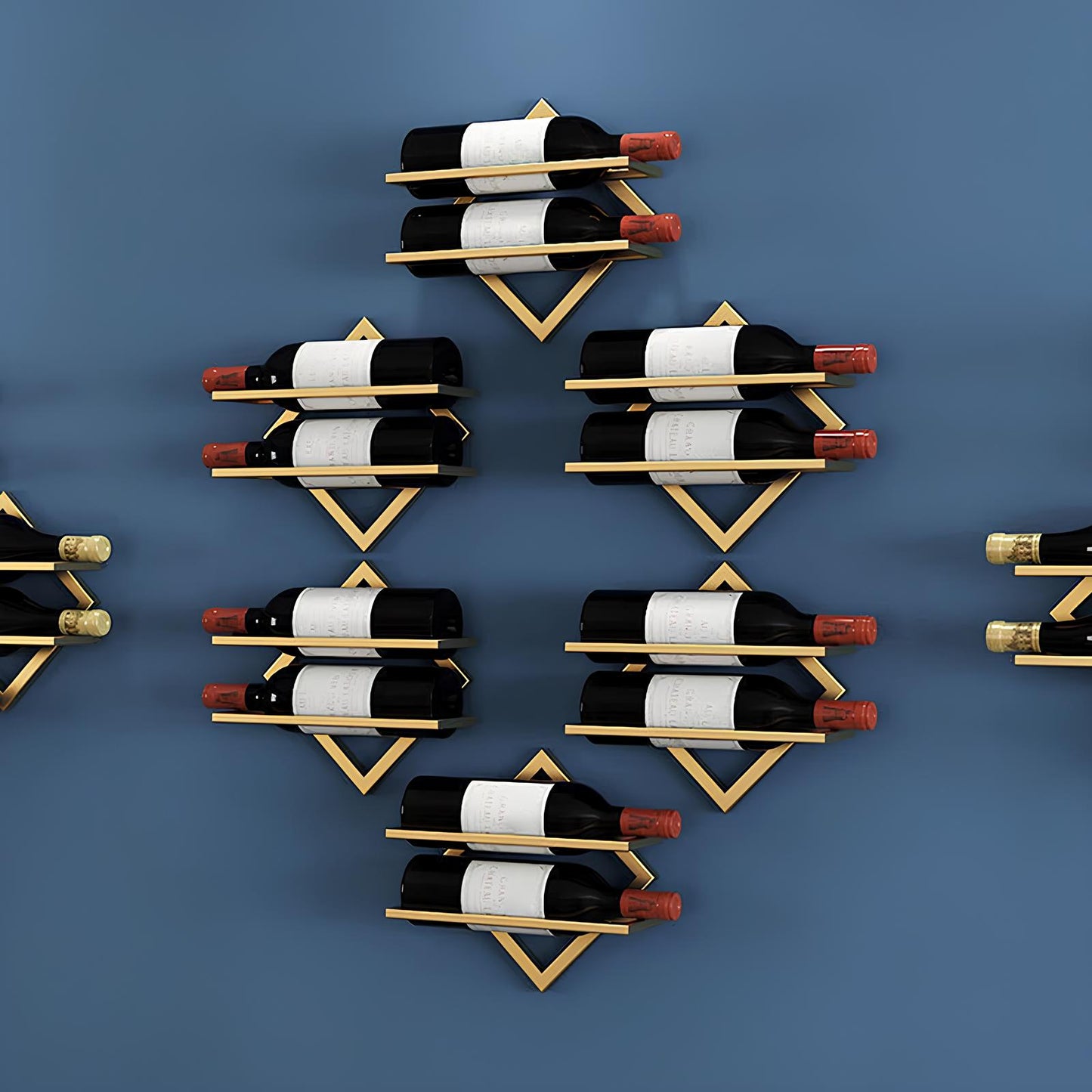 Wall Mounted Wine Rack, 1 piece - Homevalley.co.uk