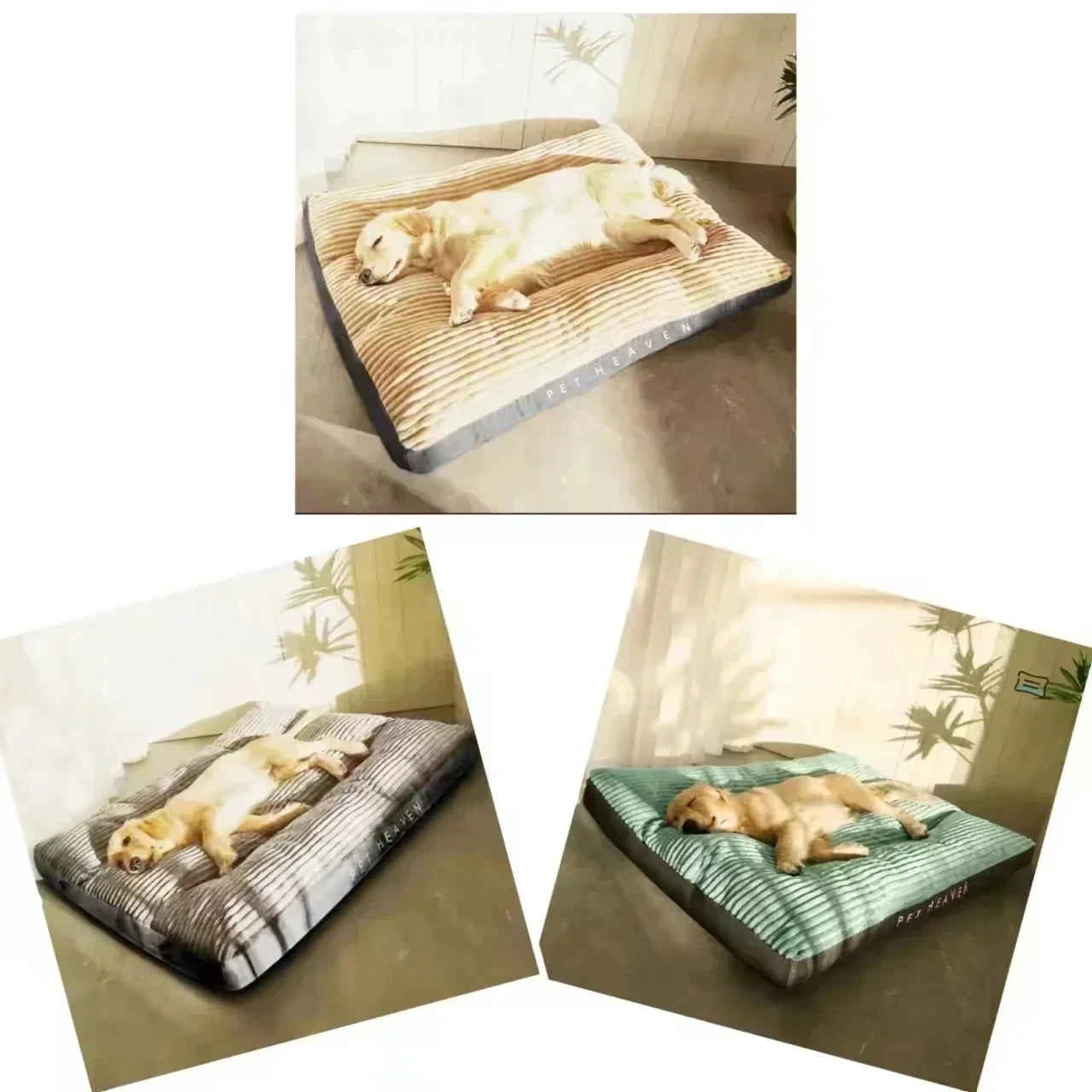 Washable Thick Deep Cushion Dog Bed - Homevalley.co.uk