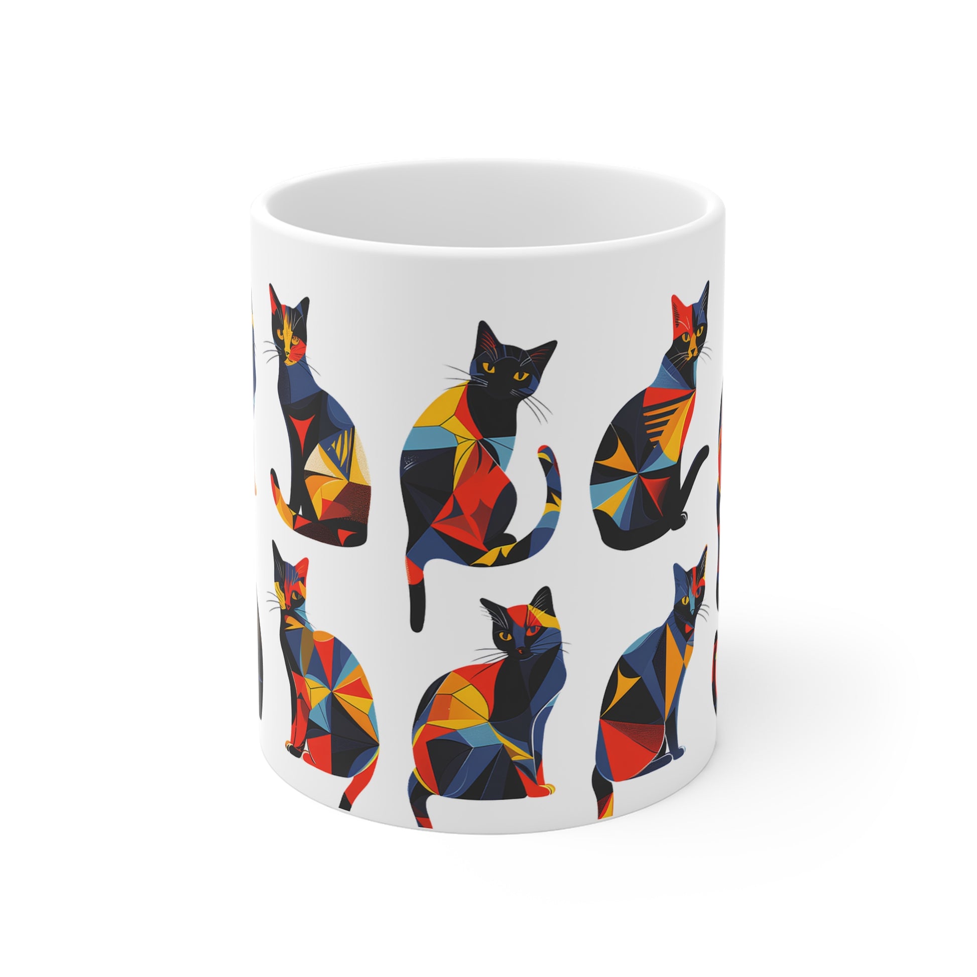Cats White Coffee Mug, Cats and Kittens Coffee Cup, Cute Cats Tea Cup, Gift for Cat Lovers, Gift for Her, Gift for Friend,11oz - Homevalley.co.uk