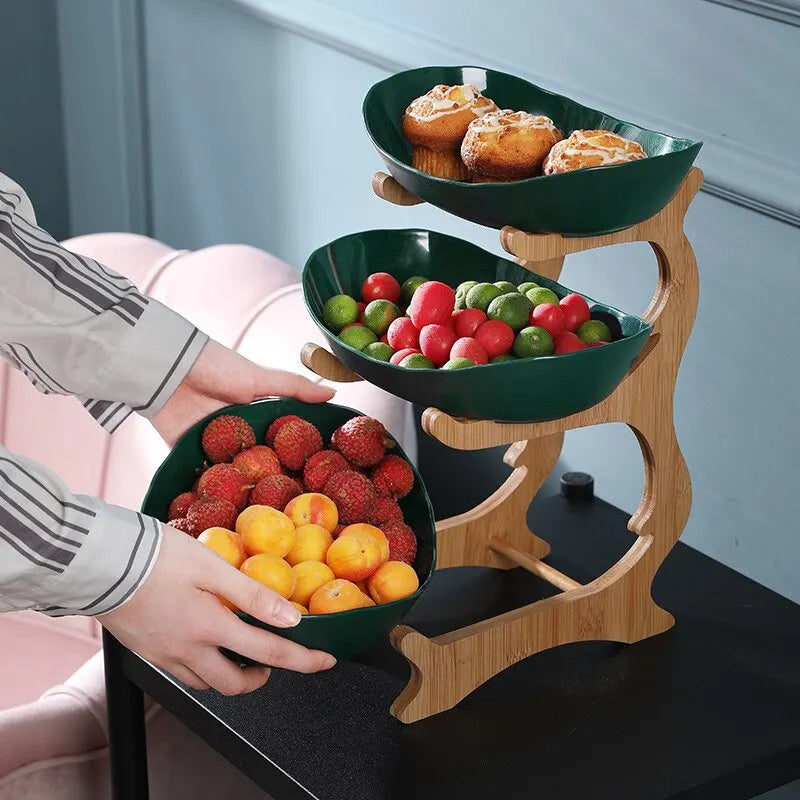 2 and 3 Tier Oval Fruit Bowl - Homevalley.co.uk