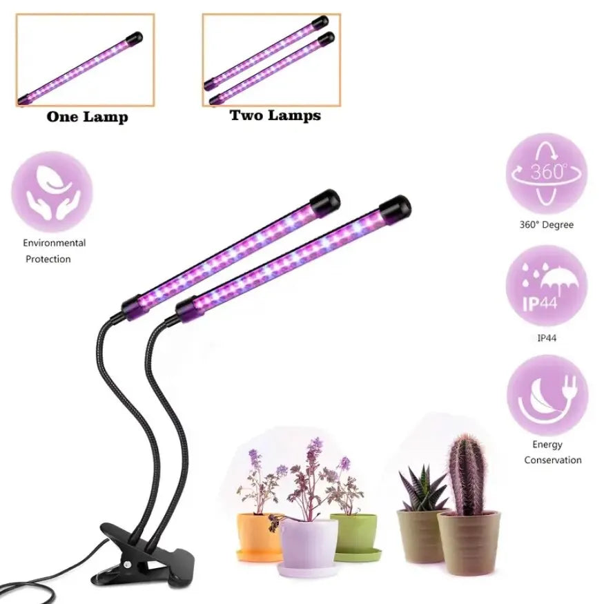 20W LED Plant Growth Lamp USB Full Spectrum Panel - Homevalley.co.uk