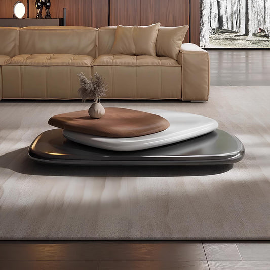 3 layers Rotating Coffee Table - Homevalley.co.uk