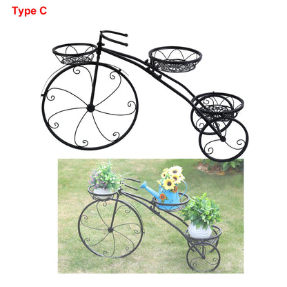 3 Tier Tricycle Flower Pot Plant Holder - Homevalley.co.uk