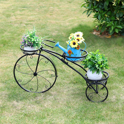3 Tier Tricycle Flower Pot Plant Holder - Homevalley.co.uk