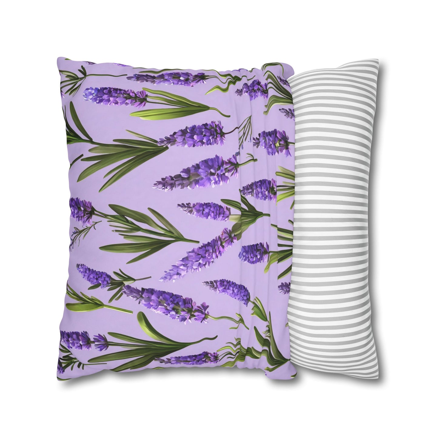 Lavender Flowers Cushion Cover, Lilac Flowers Cushion Cover, Floral Pillow, Botanical Pillow - Homevalley.co.uk