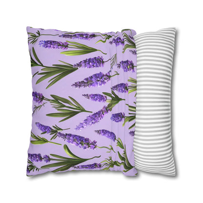 Lavender Flowers Cushion Cover, Lilac Flowers Cushion Cover, Floral Pillow, Botanical Pillow - Homevalley.co.uk