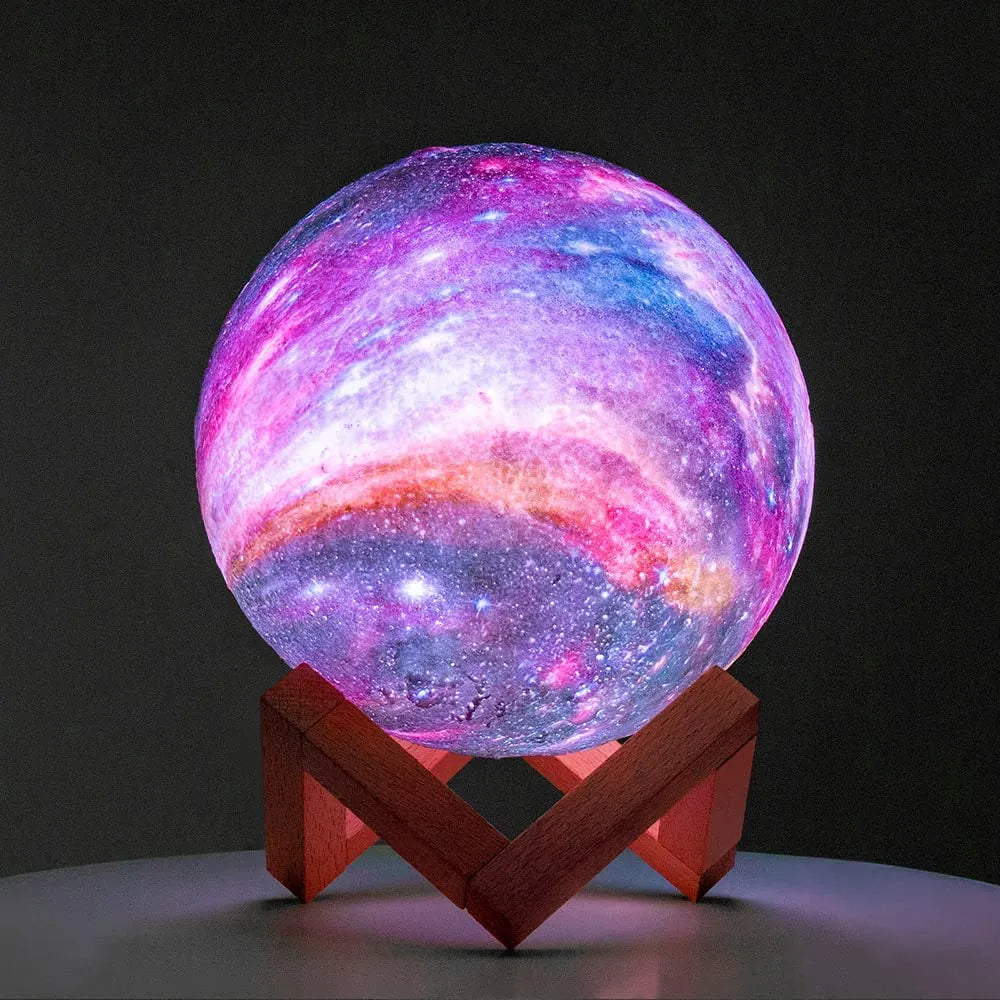 3D LED Moon Table Lamp, Night Lamp, Galaxy Lamp - Homevalley.co.uk