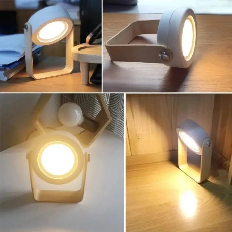 3D Night Light, Reading Light, Handheld Lamp, Dimming White Light, Table Lamp - Homevalley.co.uk