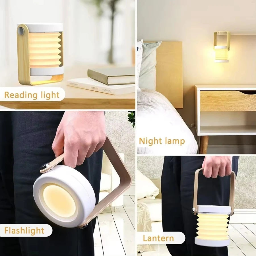 3D Night Light, Reading Light, Handheld Lamp, Dimming White Light, Table Lamp - Homevalley.co.uk