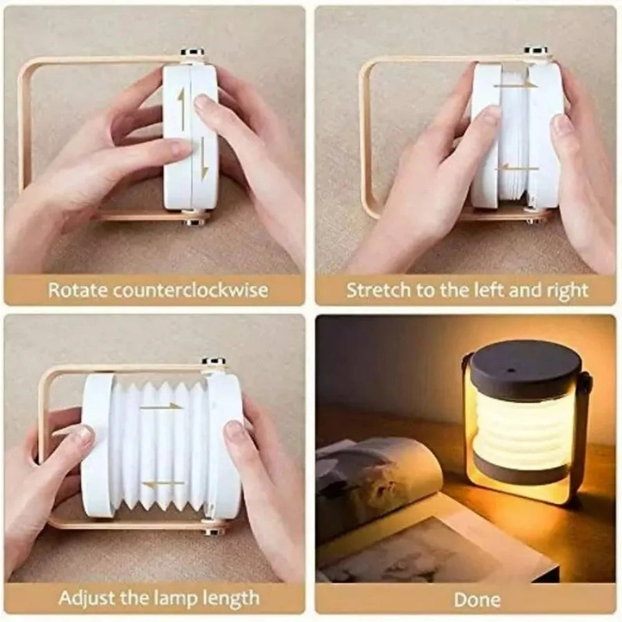 3D Night Light, Reading Light, Handheld Lamp, Dimming White Light, Table Lamp - Homevalley.co.uk