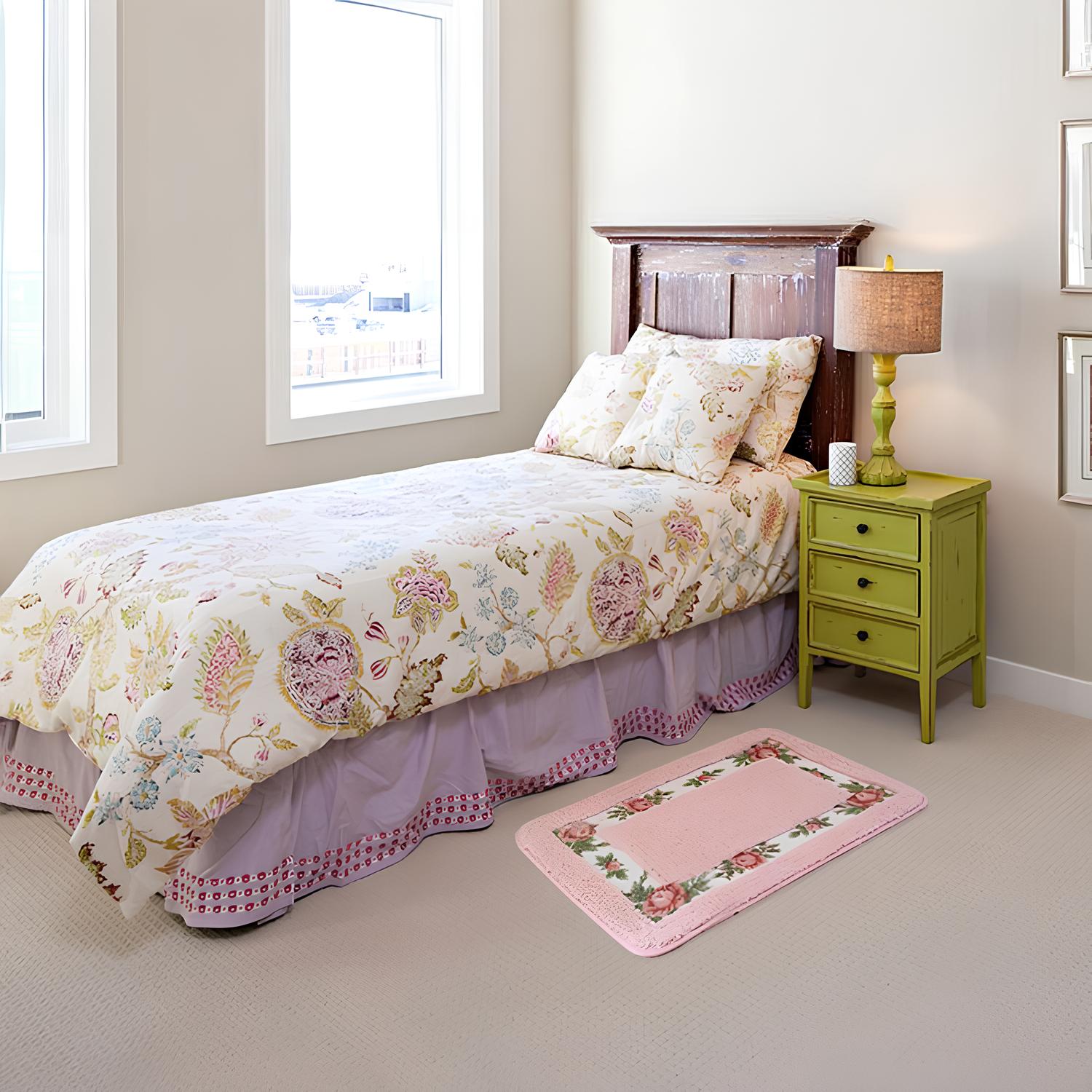 Pastel Colour Anti-Slip Floor Bathroom Mat – Soft, Stylish, and Safe for Your Home - Homevalley.co.uk
