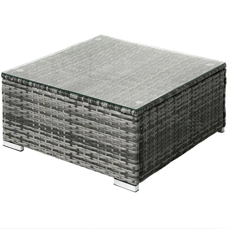 4 Piece Rattan Garden Patio Sofa Sets with Coffee Table - Homevalley.co.uk