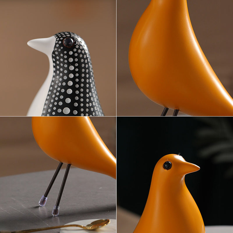 Nordic Bird Resin Figurine - Homevalley.co.uk