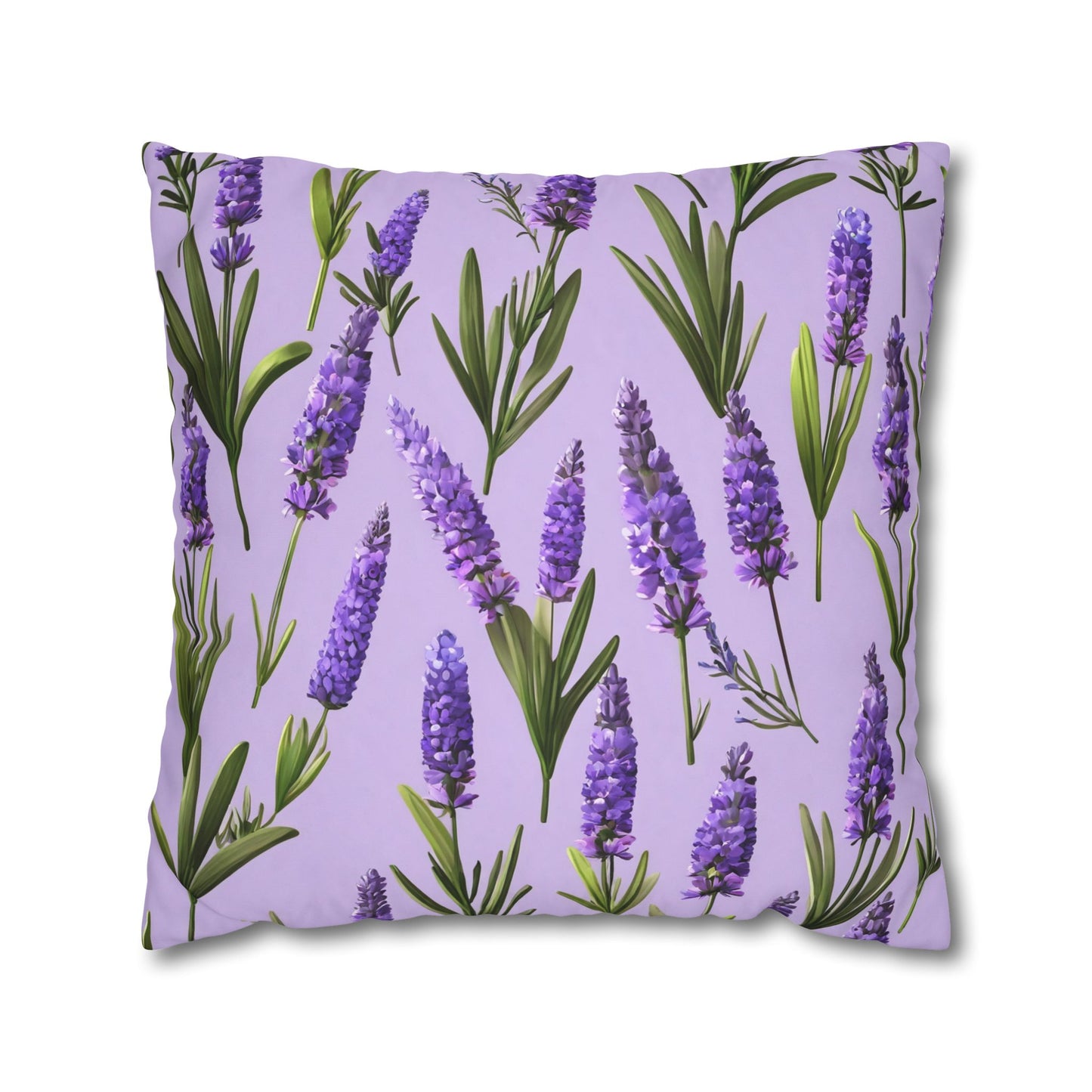 Lavender Flowers Cushion Cover, Lilac Flowers Cushion Cover, Floral Pillow, Botanical Pillow - Homevalley.co.uk