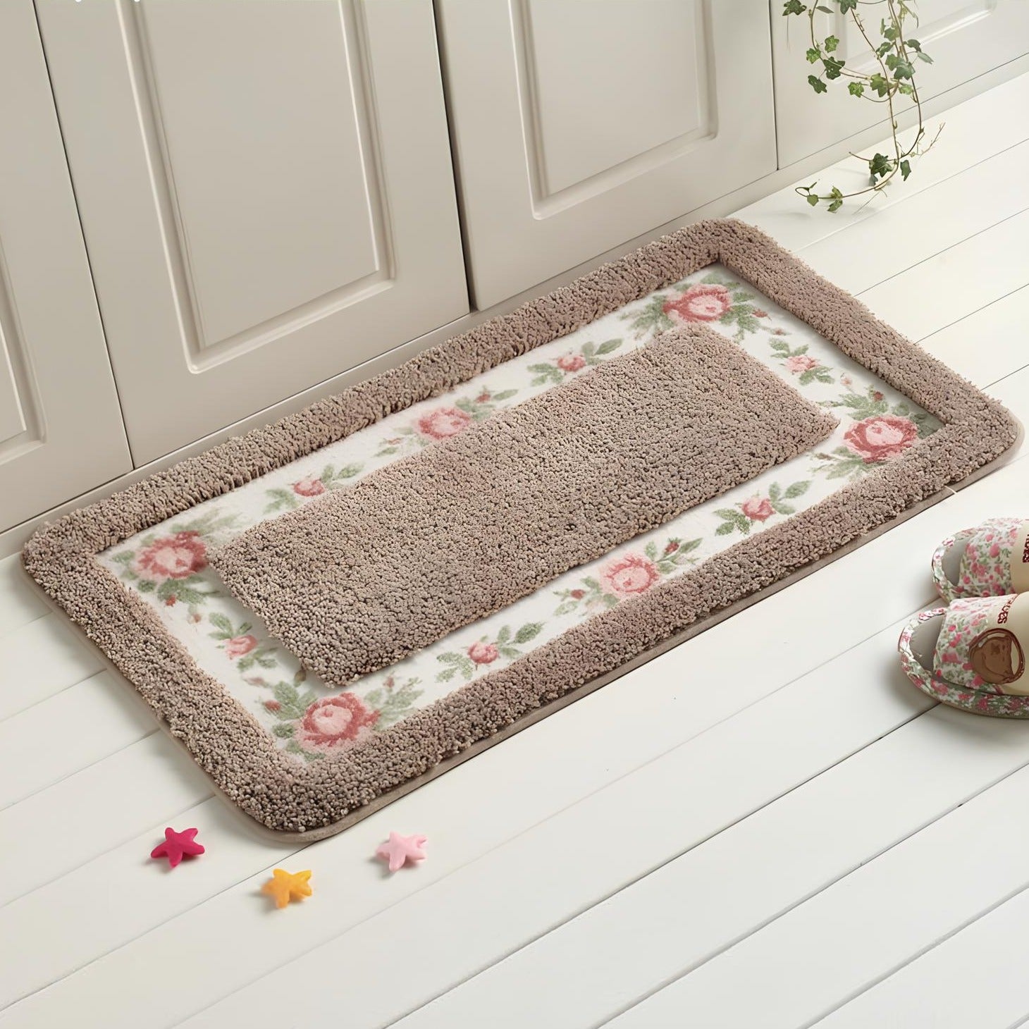 Pastel Colour Anti-Slip Floor Bathroom Mat – Soft, Stylish, and Safe for Your Home - Homevalley.co.uk