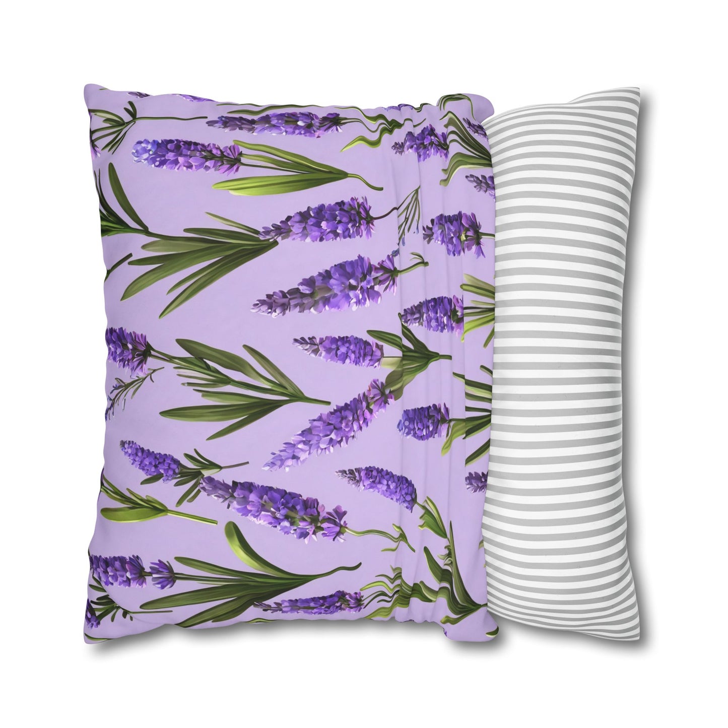 Lavender Flowers Cushion Cover, Lilac Flowers Cushion Cover, Floral Pillow, Botanical Pillow - Homevalley.co.uk