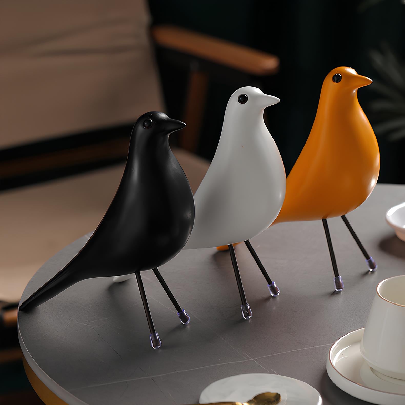 Nordic Bird Resin Figurine - Homevalley.co.uk