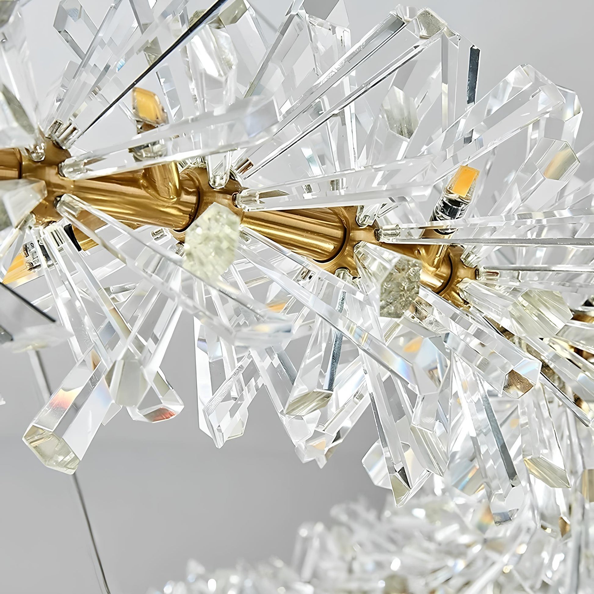 Nordic Round Crystal Chandelier - Homevalley.co.uk