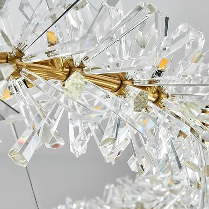Nordic Round Crystal Chandelier - Homevalley.co.uk