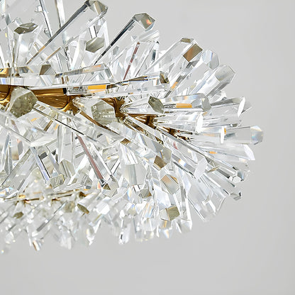 Nordic Round Crystal Chandelier - Homevalley.co.uk
