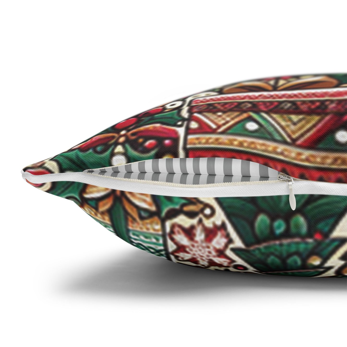 Christmas Square Pillowcase, Holiday Cushion Cover, Festive Throw Pillow, Xmas Decor, Home Decor Gift - Homevalley.co.uk