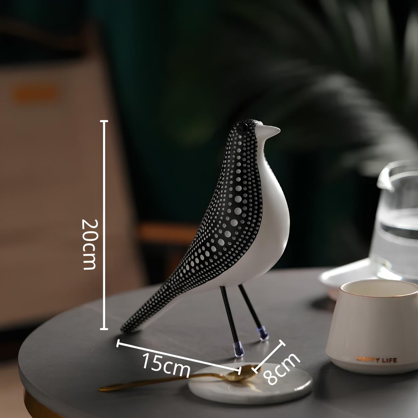 Nordic Bird Resin Figurine - Homevalley.co.uk