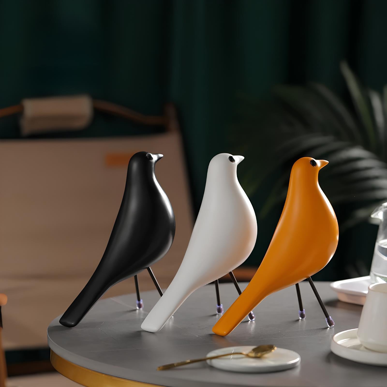 Nordic Bird Resin Figurine - Homevalley.co.uk