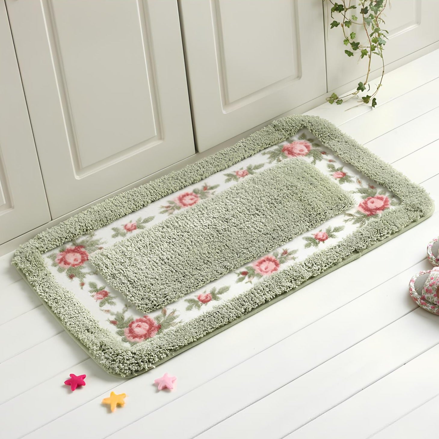 Pastel Colour Anti-Slip Floor Bathroom Mat – Soft, Stylish, and Safe for Your Home - Homevalley.co.uk