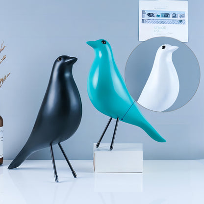 Nordic Bird Resin Figurine - Homevalley.co.uk