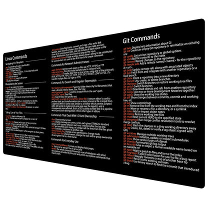 Large Mouse Pad With Shortcuts For Photoshop Office Linux Python Java script Financial Analysis - Homevalley.co.uk