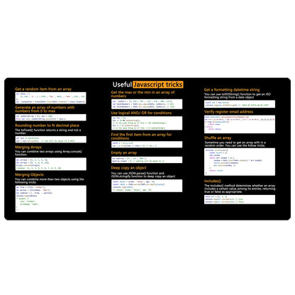 Large Mouse Pad With Shortcuts For Photoshop Office Linux Python Java script Financial Analysis - Homevalley.co.uk