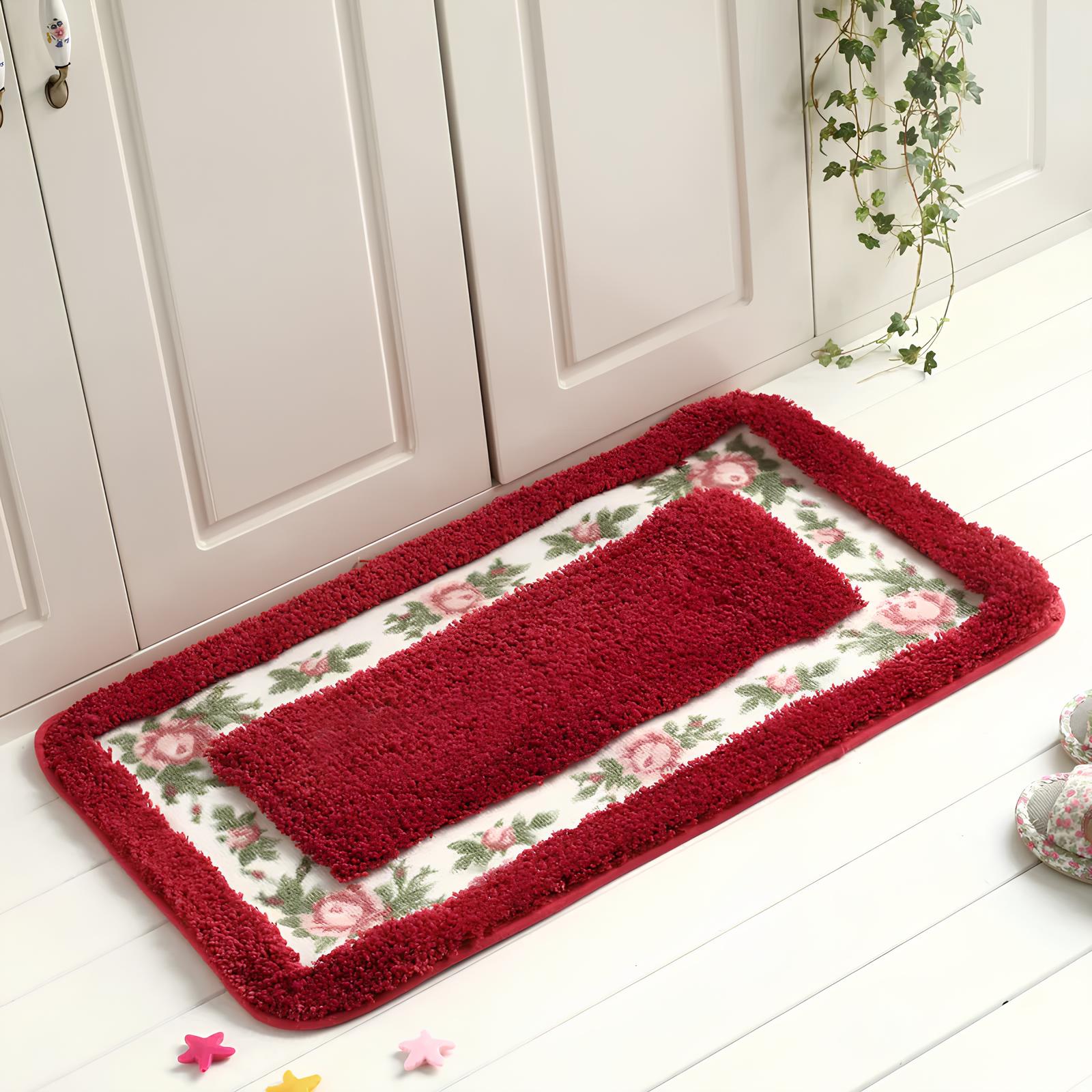 Pastel Colour Anti-Slip Floor Bathroom Mat – Soft, Stylish, and Safe for Your Home - Homevalley.co.uk