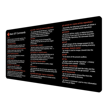 Large Mouse Pad With Shortcuts For Photoshop Office Linux Python Java script Financial Analysis - Homevalley.co.uk