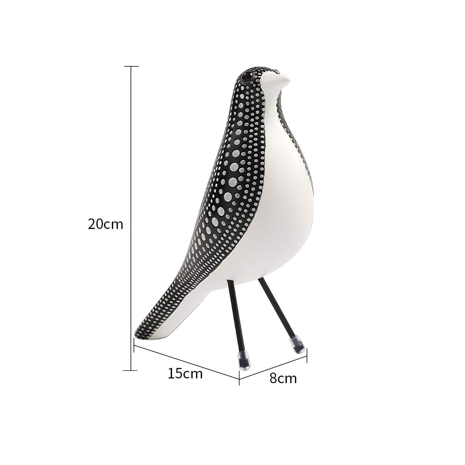 Nordic Bird Resin Figurine - Homevalley.co.uk